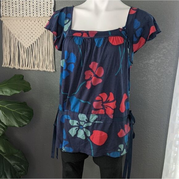 Marc Jacobs New $198 Floral Tie Blouse - Picture 1 of 11